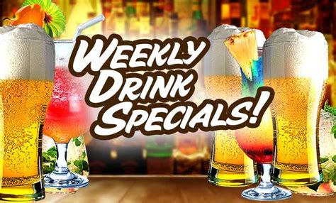 Chuck's Weekly Drink Specials - Chuck's Darien