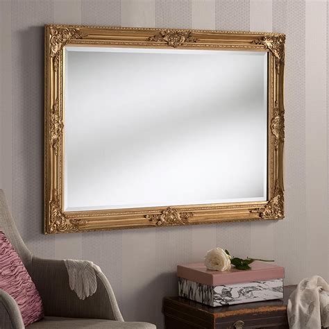 Florence Decorative Ornate Gold Wall Mirror Wall Mirrors