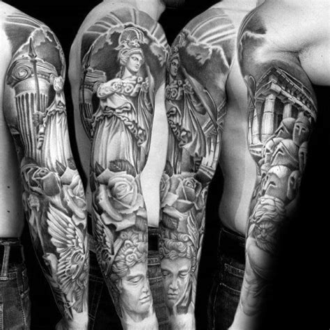 Three Men With Tattoos On Their Arms