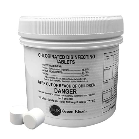 Chlorinated Disinfecting Tablets