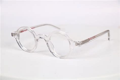 Vintage 38mm Small Round Eyeglass Frames Wood Hand Made Spectacles Glasses Men S Eyewear Frames