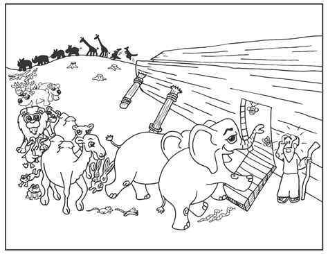 Noah Ark Coloring Pages To Download And Print For Free Coloringweb