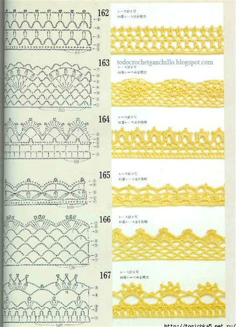 50 Patrones De Puntillas Crochet Descarga Gratis