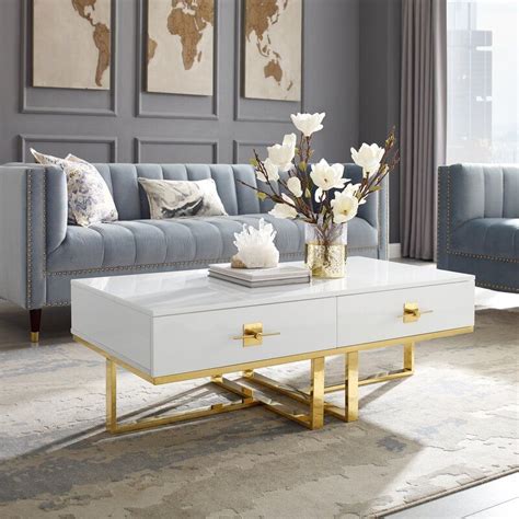 Gold Coffee Tables With Trendy And Sophisticated Designs
