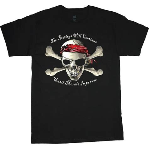 decked out duds mens graphic tee beatings funny pirate t shirt