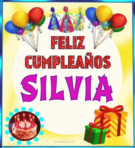 Ver más ideas sobre feliz cumpleaños, cumpleaños, gif de feliz cumpleaños. Feliz Cumpleaños SILVIA imágenes gif