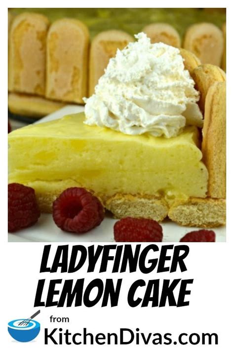 Pour cream mixture into bowl. Ladyfinger Lemon Cake is so easy! You need a couple boxes ...