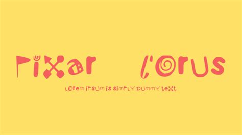 Pixar2000 Corus Font Download Free For Desktop And Webfont
