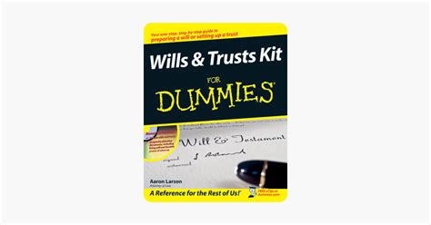‎wills And Trusts Kit For Dummies On Apple Books