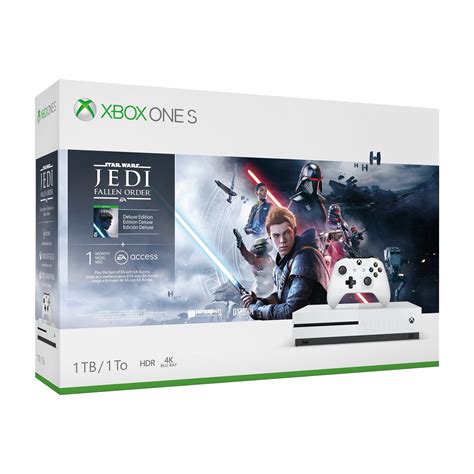 Microsoft Xbox One S 1tb Star Wars Jedi Fallen Order Console Bundle