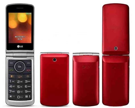 Lg G360 Flip Phone Senior Dual Sim Red Gsm Unlocked