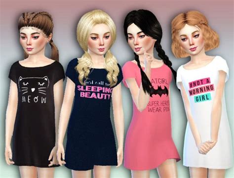 Girls Clothing Downloads The Sims 4 Catalog Sims 4 Toddler Sims 4