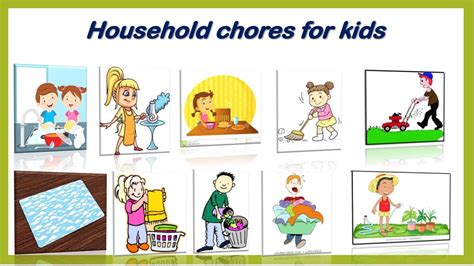 Household Chores For Kids Learn Household Chores For Kids Youtube
