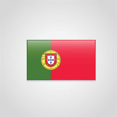 Portugal Flag Vector 13035431 Vector Art At Vecteezy