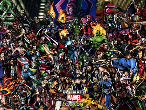 Umvc3 Ultimate Marvel Vs Capcom 3 Wallpaper By Dmn666 On Deviantart