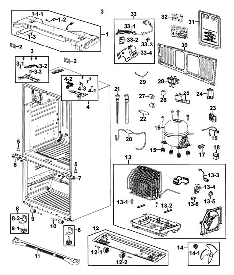 Some manufacturers use additional pieces to add rigidity to their futon frames. Samsung RF267AERS/XAA-00 bottom-mount refrigerator parts | Sears PartsDirect