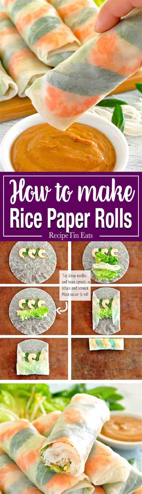 Fresh spring rolls are a traditional vietnamese dish made with rice paper wrappers filled with fresh veggies, herbs, and either tofu, shrimp, or chicken. Vietnamese Rice Paper Rolls (Spring Rolls) | RecipeTin Eats