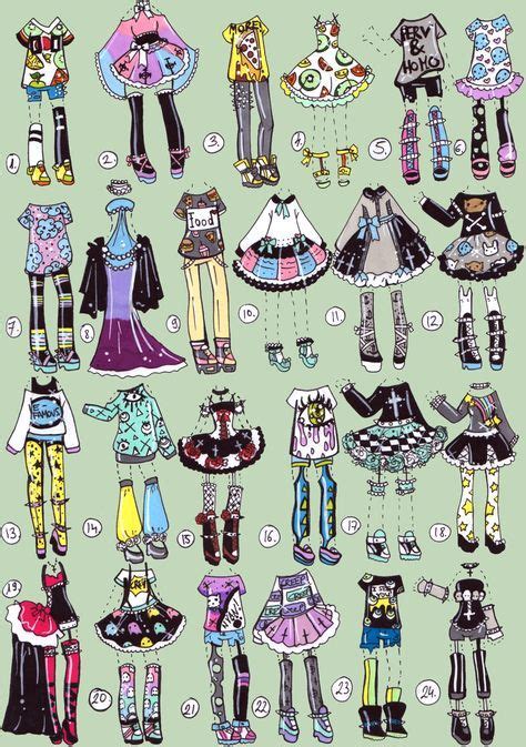 sold clothescollab by guppie on deviantart art outfits anime outfits