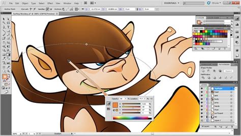 Create A Cartoon Character Using Adobe Illustrator