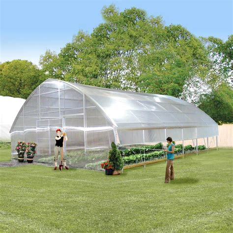 Pro Solar Star Greenhouse 35wx48l Corrugated Ground Post Farmtek