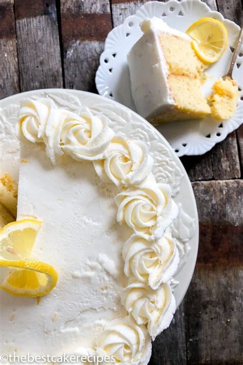 Lemon Cake From Scratch Recipe With Lemon Curd Filling