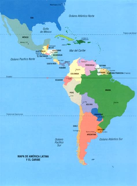 Mapa Del Continente Americano Con Sus Paises Y Capitales Imagui Porn Sex Picture