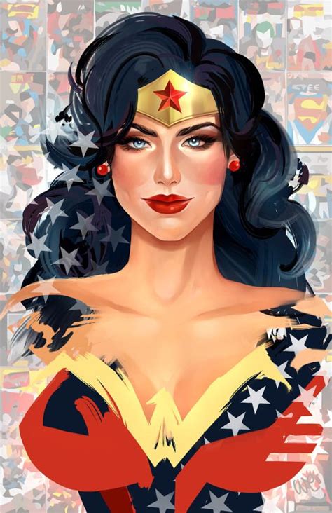 Ladies Of Dc Comics Created By Whitney Jiar Wonder Woman Comic