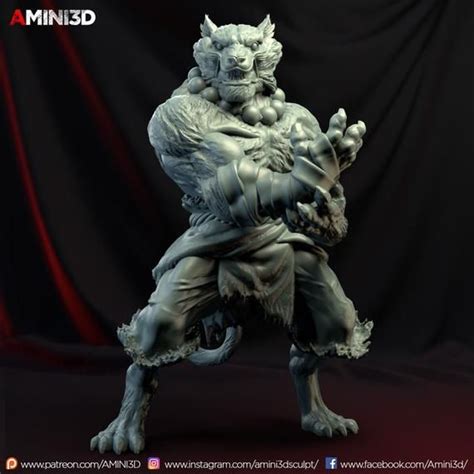 Tabaxi Monk Male Resin Miniature Dnd Miniatures Dungeons