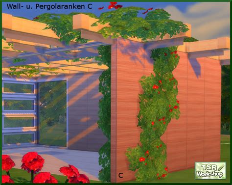 Wall Tendril By Christine1000 At Sims Marktplatz Sims 4 Updates