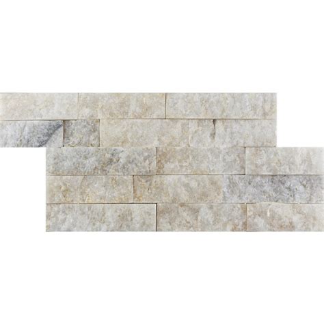 White Marble Split Face Mosaic Tiles From Tile Mountain