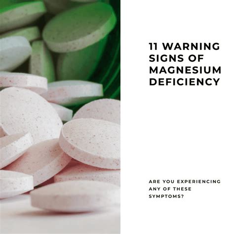 11 Warning Signs Of Magnesium Deficiency Yourfitnessgoal