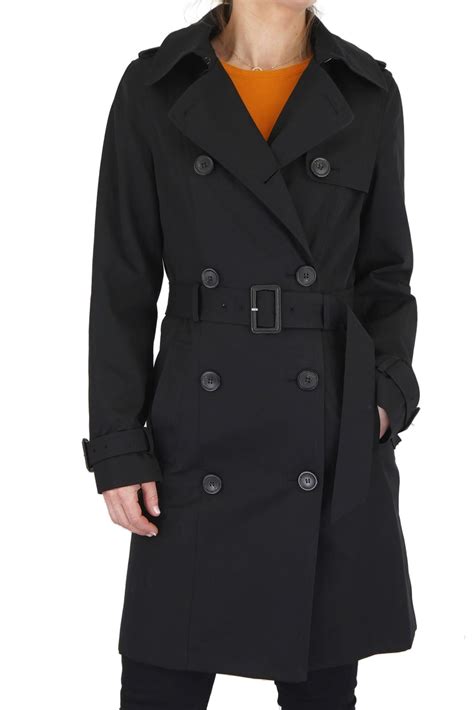 Womens Mands Raincoat Trench Coat Ladies Rainmac Mac Stormproof