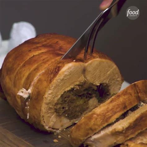 Thanksgiving Dinner Turkey Roulade Cooking Tv Recipes