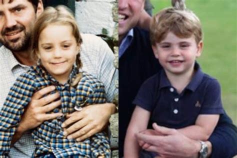 Somiglianze reali Louis è la fotocopia di Kate Middleton da piccola