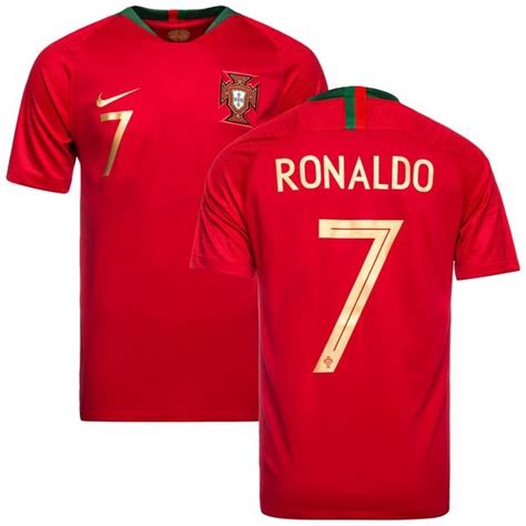 Portugal Home Shirt World Cup 2018 Ronaldo 7