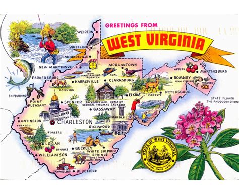 Maps Of West Virginia Collection Of Maps Of West Virginia State Usa