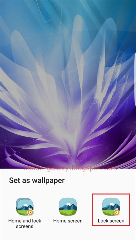 You have to provide the target wallpapermanager.flag_lock flag via the setresource method. Inside Galaxy: Samsung Galaxy S7 Edge: How to Change Lock ...