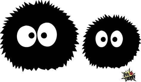 2x Sprite Soot Sprites Spirited Away Studio By Theevilcherry Totoro