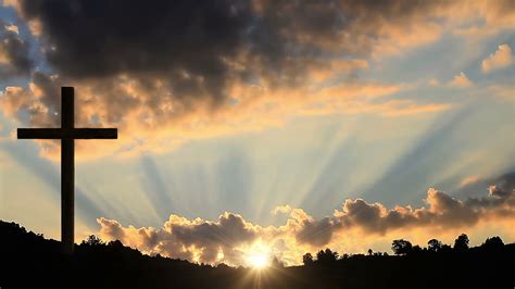 Free Photo Cross At Sunset Cross Faith Jesus Free Download Jooinn