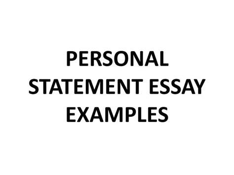 Ppt Unlimited And Completely Free Personal Statement Essay Powerpoint
