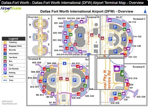 Dallas Fort Worth Airport Food Map World Map