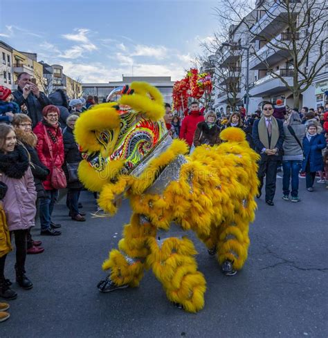 Chinese New Year Parade The Year Of The Dog 2018 Editorial Stock