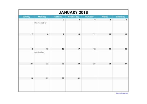 Large printable calendar