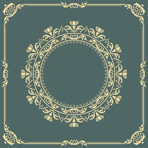 Art Nouveau Frame Vector Art Nouveau Arabesque Clip Art