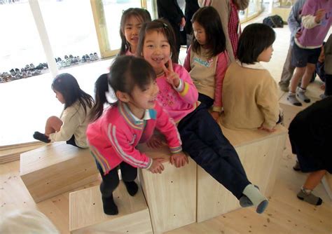A Giant Oval Playhouse Filled With Joy Fuji Kindergarten By Tezuka