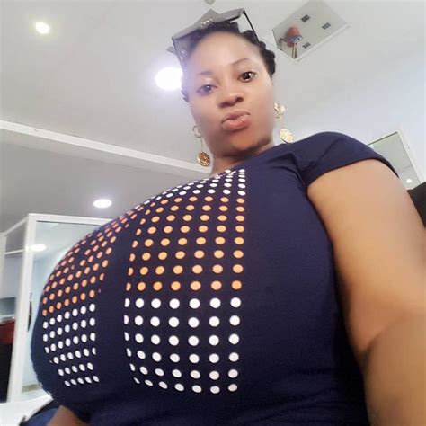 Nigerian Lady With Biggest Massive Bust Try To Shutdown Instagram