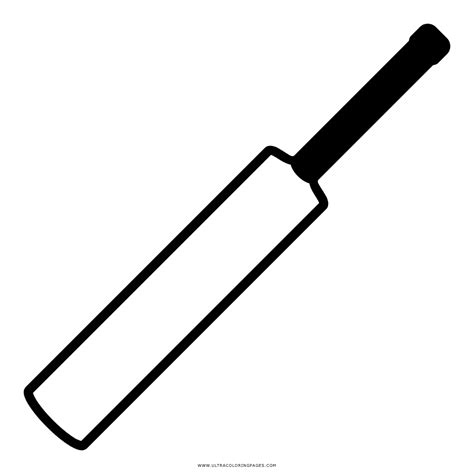 Cricket Bat Colouring Pages Neo Coloring