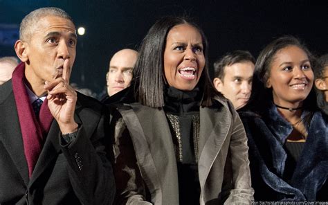 Barack And Michelle Obama Attend Sasha Obamas Usc Graduation