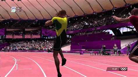 Here is a timeline of the 100m world records since owen's historic 10.2 in 1936. BOLT 100m WORLD RECORD 9.37 London 2012 XBOX - YouTube
