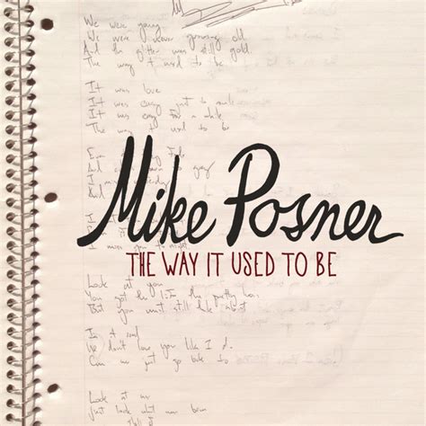 Mike Posner Drops New Single The Way It Used To Be From Upcoming